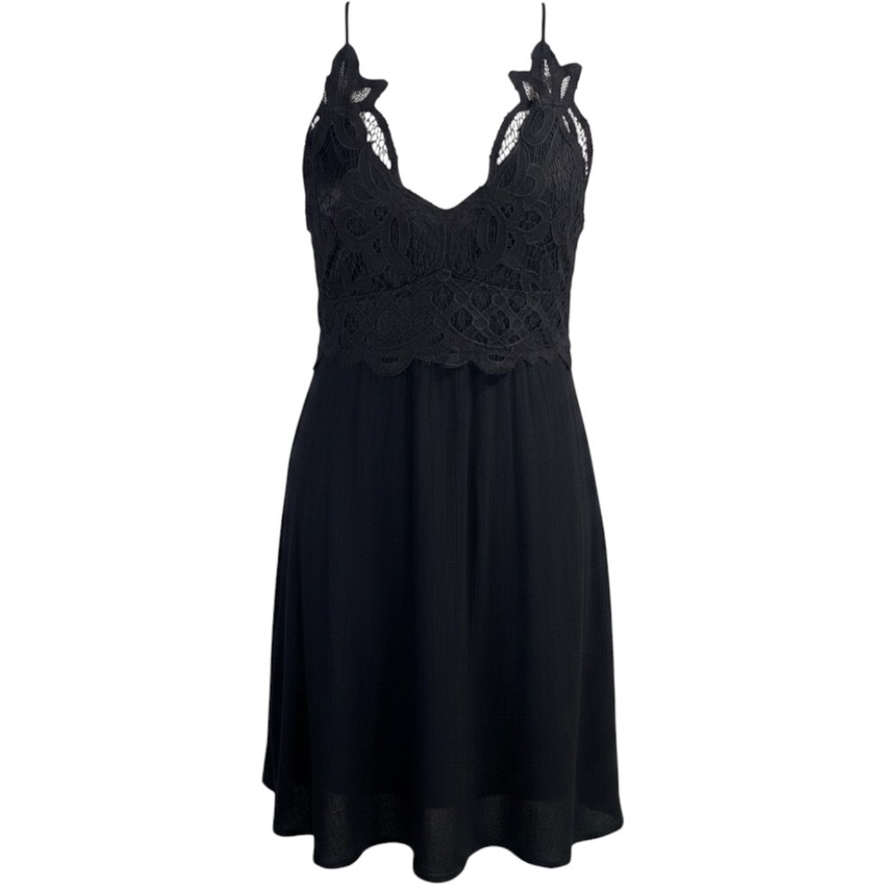 Mi Ami Mini Dress Medium Lace‎ Bodice Boho Romantic Goth Whimsigoth Coquette